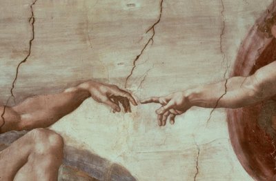 De schepping van Adam door Michelangelo Buonarroti